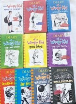 Lot of 10 Diary Of A Wimpy Kid, 8 Hardcover 2 Paperback Books - £16.01 GBP