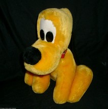10&quot; Vintage Walt Disney World Pluto Stuffed Animal Plush Toy Mickey&#39;s Yellow Dog - £11.41 GBP