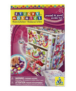 Sticky Mosaics Journal &amp; Jewelry Box Mosaics by Numbers New Sealed - $32.37