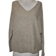 Tan V Neck Sweater Size Small - £19.55 GBP
