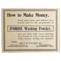 Ivorine Washing Powder 1894 Advertisement Victorian Soap Make Money ADBN1zz - $19.99
