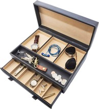 Stock Your Home&#39;S Men&#39;S Valet Tray, Men&#39;S Jewelry Box, Nightstand Organizers And - £33.89 GBP