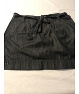 Converse Women&#39;s Skirt Black Belted 2 Pocket 100% Cotton Size 12 - $12.38