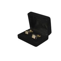 Men J.Valintin Cufflinks by Vitorofolo for French Cuff Shirt V39-59 Gold Diamond image 2