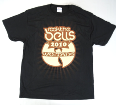 Wu-Tang Clan Rock The Bells 2010 Tour Shirt Short Sleeve Men’s Size XL Concert - £26.53 GBP