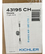Kichler Armstrong Wall Sconce 2Lt, Chrome - 43195CH - €75,98 EUR