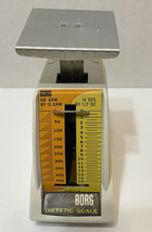 Vintage Borg Dietetic Scale Grams and Ounces 4 x 4 x 2 inches Adjustable - £6.80 GBP