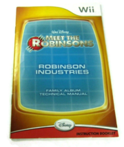 MANUAL ONLY - Meet the Robinsons Wii Original booklet - $3.95