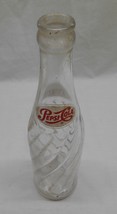 Vintage Pepsi Cola Swirl Glass 1 pint 12 oz Soda Bottle - £5.45 GBP