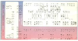 Vintage James Marron Ticket Stub Avril 8 1997 Docks Concert Entrée Toronto - £27.46 GBP