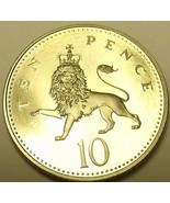 Gem Cameo Proof Great Britain 1997 10 Pence~Excellent Coin~Crowned Lion~... - £7.85 GBP