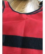 scrimmage vests football.  Scarlet/red.  Soft Acrylic. Shipped In 24 Hours - $376.15 MXN