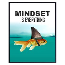 Motivational Wall Art Posters For Home, Office - Mindset Is Everything - Large 1 - £22.01 GBP