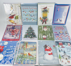 38 Christmas Holiday Cards Lot unused With Envelopes Mixed DAV Veterans ... - $19.55