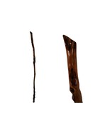 52in Thin Walking Stick, Rare Aged Diamond Willow, Handmade OOAK - $199.95
