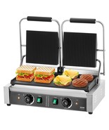 VEVOR Commercial Panini Press Grill Electric Sandwich Maker Griddle Plat... - $7,423.13 MXN