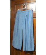 J. Crews  Chambray Jeans size 4 wide-legs - $20.61