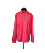Fila 1/4 Zip Pullover Red Women Live In Motion Reflective  Size Medium - £17.13 GBP
