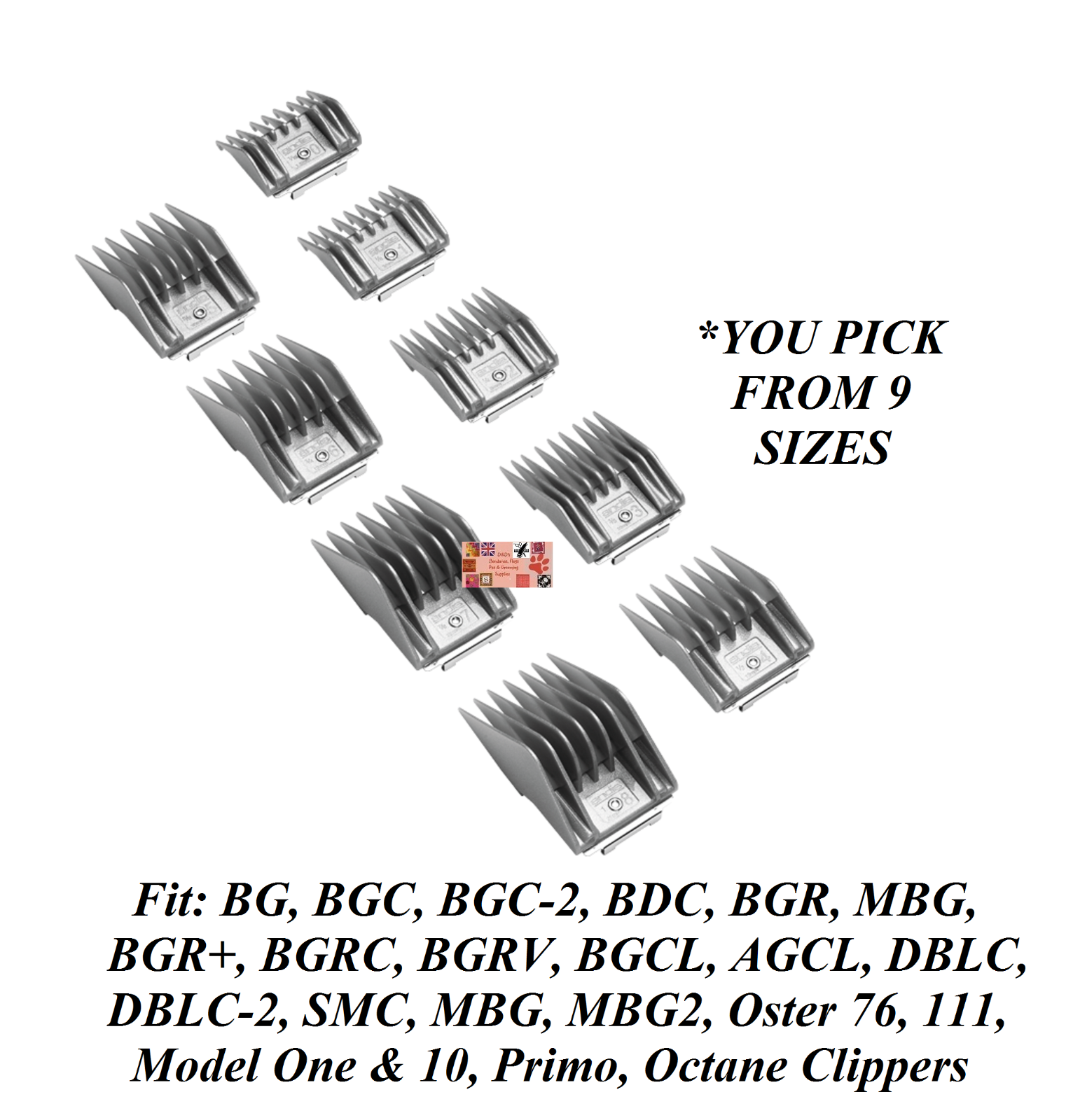 ANDIS Adjustable Spring Detachable Blade COMB*Fits DBLC,BGRV.BGCL,BGR  C... - $5.99+