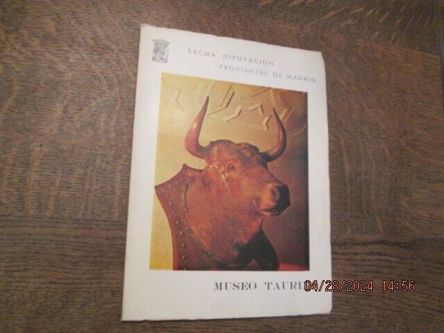 The Bull-Fight Museum of Madrid Catalog ca. 1970 PB Spanish English &amp; Fr... - $17.81