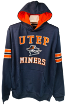 Colosseum Ragazzi Utep Minatori Wrangler Pullover con Cappuccio Navy - L 16-18 - £22.03 GBP