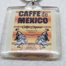 Caffe De Mexico Keychain Mexican Coffee Liqueur Plastic 1960s Vintage - £9.03 GBP