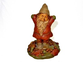 Tom Clark Gnome Figurine, &quot;Miles&quot;, 1985, Molded Pecan Resin, Vintage, #GNM-07 - £19.49 GBP