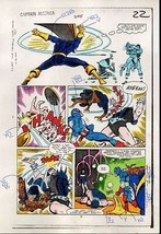 1984 Captain America 295 page 22 original Marvel Comics color guide art: 1980&#39;s - £36.21 GBP