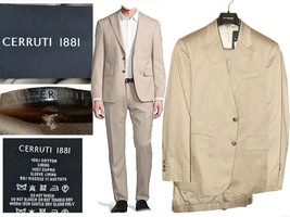 CERRUTI 1881 Men&#39;s Suit Jacket 52 Italian / Pants 56 Italian CE07 T3G - £194.33 GBP