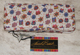 Laurel Burch Sierra Repeat~LB8676~8 Day Pill Organizer Zip Close 8&quot;x1.25&quot;x3&quot;~Cat - £19.25 GBP