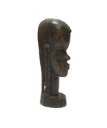 Hand Carved Wood Woman Sculpture African Art Head Statue Figure 9.5&quot; H.V... - $664.92 MXN
