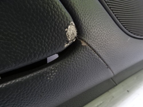 04 Mercedes R230 SL500 door panel, left, black/gray Item image 10