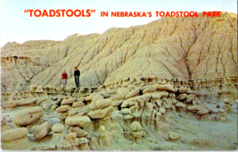 Postcard Nebraska Toadstool Park 1000&#39;s Years of Erosion   5.5 x 3.5 In - £3.95 GBP