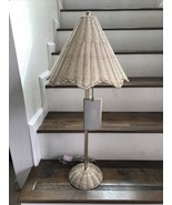 Lillian August Parasol Rattan 29” Tall Table Lamp ~New~ - $198.94 CAD