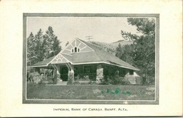 Vtg Postcard Banff Alberta Canada Imperial Bank of Canada Private Post Card UNP - £6.24 GBP