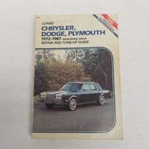 Clymer No. A294 Chrysler, Dodge, Plymouth 1972-1987 Repair &amp; Tune Up Guide - £14.66 GBP