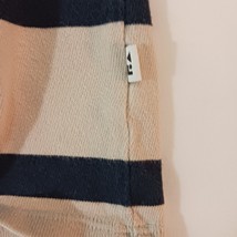 Free Assembly MKN0024 Men's Tan & Black Stripes Cotton Short Sleeve T-Shirt L image 4