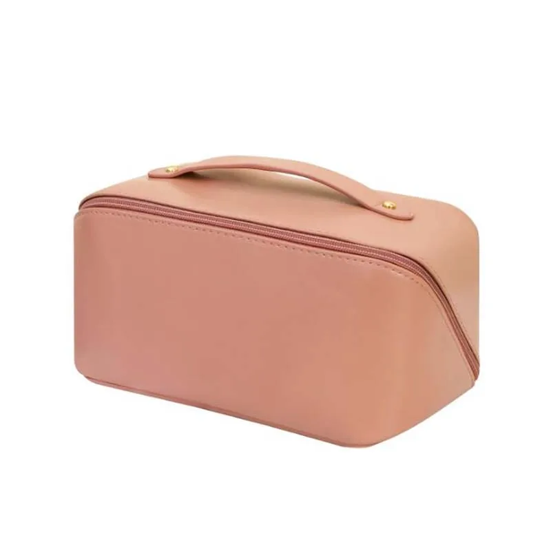 PU Leather Large Capacity Pillow Wash Storage And Cosmetic Bag - £47.08 GBP