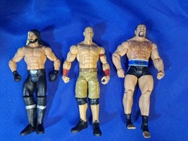 WWE Mattel Wrestling figure lot of 3  (Seth Rollins, John Cena, Rusev Basic) - £22.41 GBP