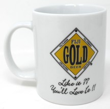 Vtg Fiji Gold Beer &quot;Like it? You&#39;ll Love It&quot; Coffee Mug Tea Cup Rare HTF - £8.94 GBP