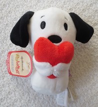 Hallmark Itty Bittys Valentines Day Peanuts Happy Heart Snoopy Plush - £7.86 GBP