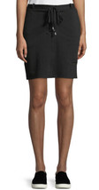NWT Women&#39;s Neiman Marcus Black Lace-Up Mini Shorts-Lined Knit Skirt Sz Large - £21.11 GBP