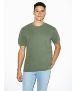 American Apparel Unisex French Terry Garment-Dyed T-Shirt in Faded Lieut... - £5.58 GBP