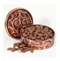 Chocolate Covered Almonds Gift Tin (15 oz.) SHIPPING THE SAME DAY - £21.95 GBP