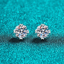 GRA Certified Round Cut 4-Heart-Prong Solitaire 0.3-2ct Moissanite S925 ... - $70.00+