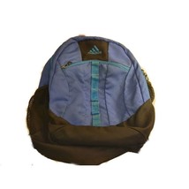Adidas Stratton II Multi Zip Backpack Book Bag Blue Grade B Good Condition - £19.55 GBP