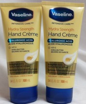 2X Vaseline Intensive Care Hand Crème Hydra Strength Hyaluronic Acid 3.4 oz - £19.77 GBP