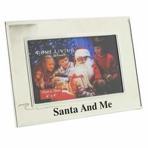 Me and Santa Silver Plated 6x4 Picture Frame By Juliana Home Living - £7.24 GBP