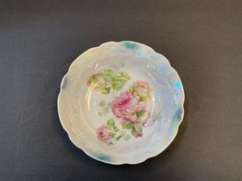 Vintage Bavaria Bowl 6-1/4&quot; Floral Print - $4.39