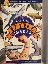 Super, Strong Tattoo Sharks : 50 Temporary Tattoos That Teach by Artemis... - $7.99